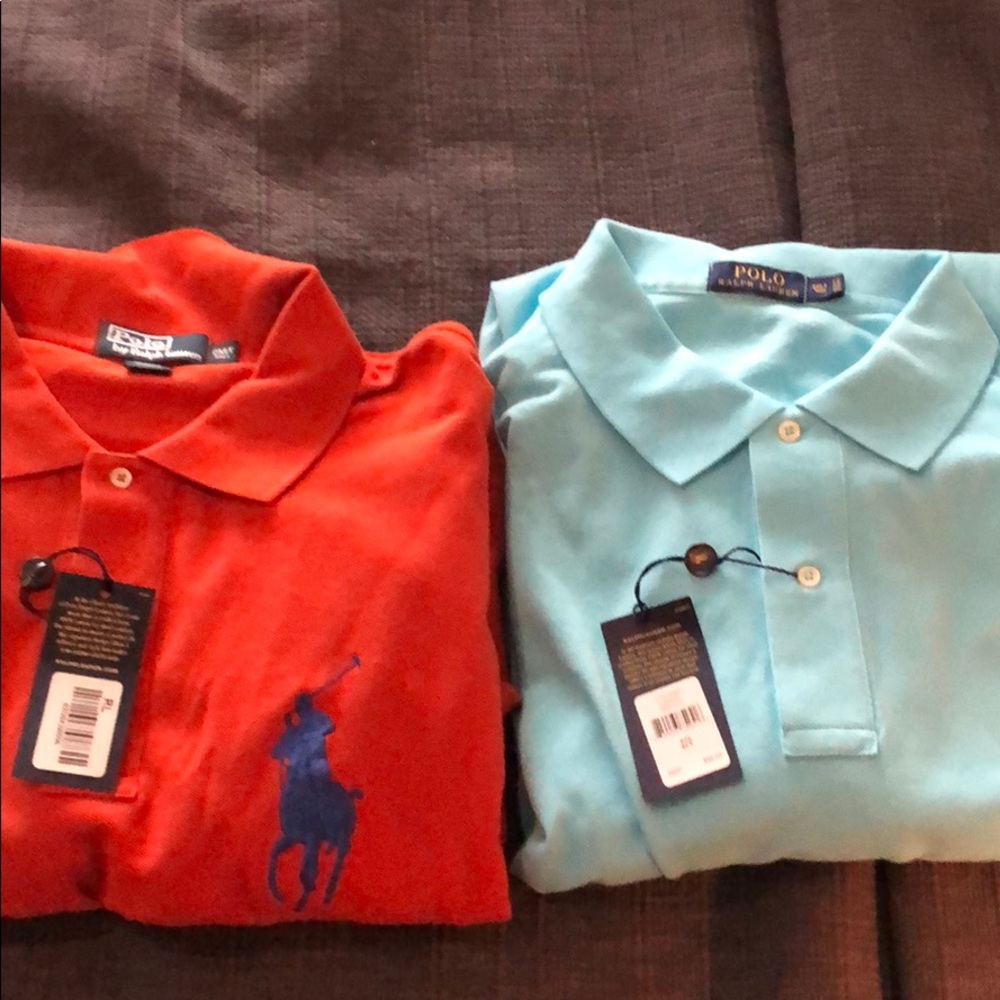 (2) Ralph Lauren Polo’s 2XL Tall